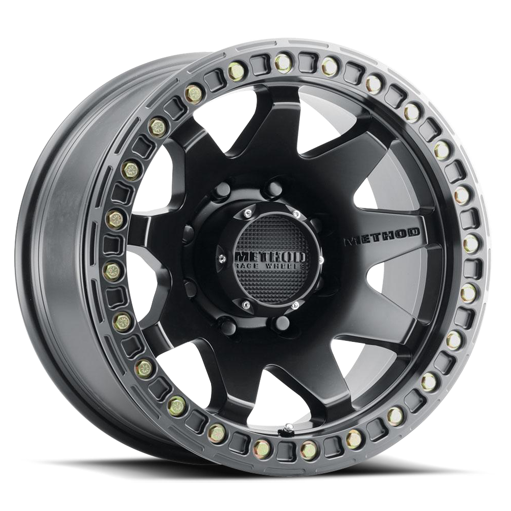 Aluminum 17x9 MR108 Matte Black MB Method Race Wheels