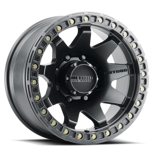 Aluminum 17x9 MR108 Matte Black MB Method Race Wheels