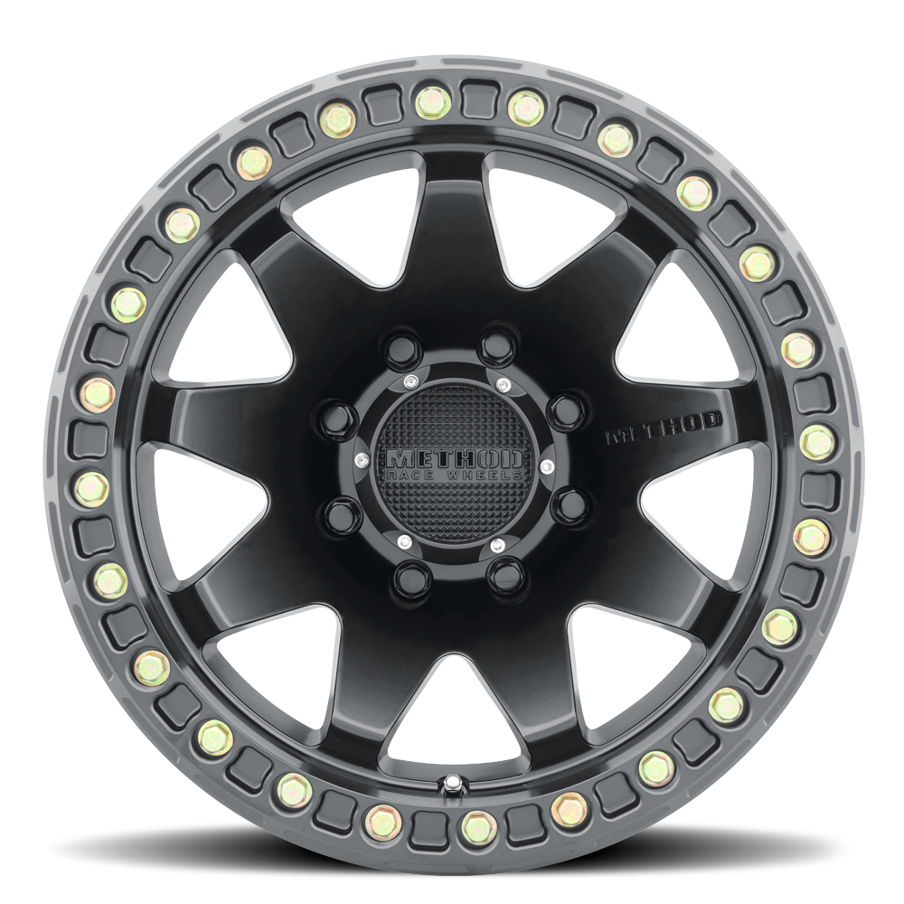 Aluminum 17x9 MR108 Matte Black MB Method Race Wheels-2