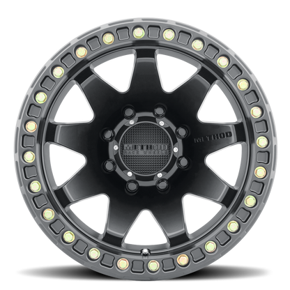 Aluminum 17x9 MR108 Matte Black MB Method Race Wheels-2