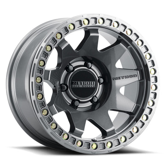 MR108, 17x9, -44mm Offset, 8x170, 130.81mm Centerbore, w/ BH-H24125-38, Method Race Wheels