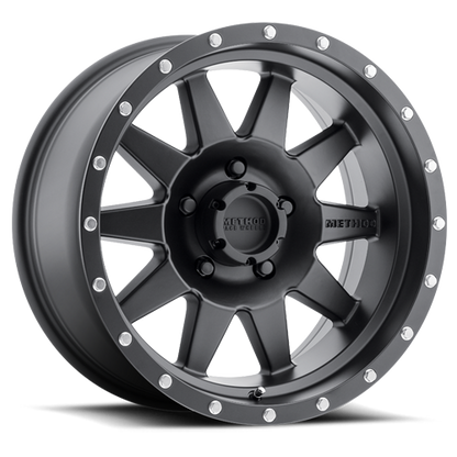 Aluminum 17x9 The Standard MR301 Matte Black MB Method Race Wheels-7