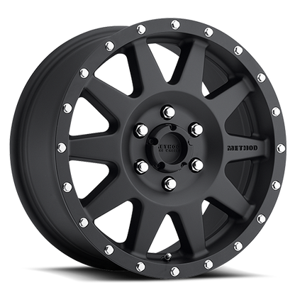 Aluminum 17x9 The Standard MR301 Matte Black MB Method Race Wheels-4