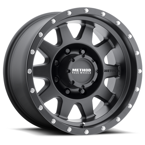 Aluminum 17x9 The Standard MR301 Matte Black MB Method Race Wheels
