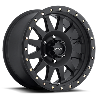 Aluminum 15x8 Double Standard MR304 Matte Black MB Method Race Wheels