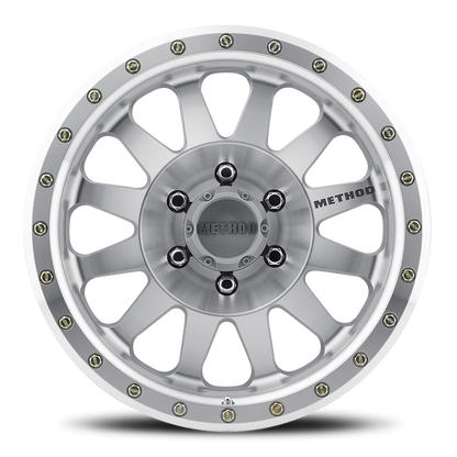 Aluminum 17x8.5 Double Standard MR304 Machined SL Clear Coat Method Race Wheels-15