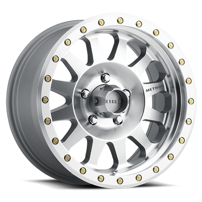 Aluminum 17x8.5 Double Standard MR304 Machined SL Clear Coat Method Race Wheels-9