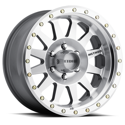 Aluminum 17x8.5 Double Standard MR304 Machined SL Clear Coat Method Race Wheels-6