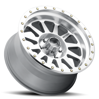 Aluminum 17x8.5 Double Standard MR304 Machined SL Clear Coat Method Race Wheels-7