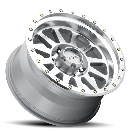 Aluminum 17x8.5 Double Standard MR304 Machined SL Clear Coat Method Race Wheels-1