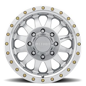 Aluminum 17x8.5 Double Standard MR304 Machined SL Clear Coat Method Race Wheels-2