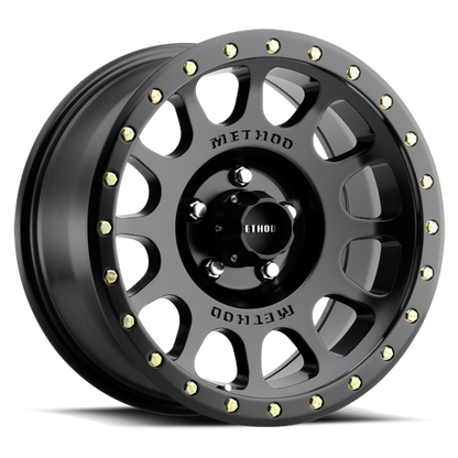 Aluminum 20x10 NV MR305 Matte Black MB Method Race Wheels-7