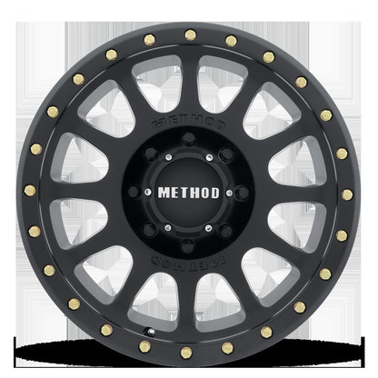 MR305 NV HD, 16x7, 0mm Offset, Matte Black, Method Race Wheels-2
