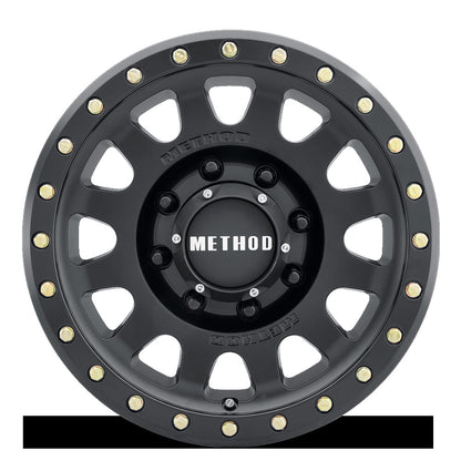 MR305 NV HD, 16x7, 0mm Offset, Matte Black, Method Race Wheels