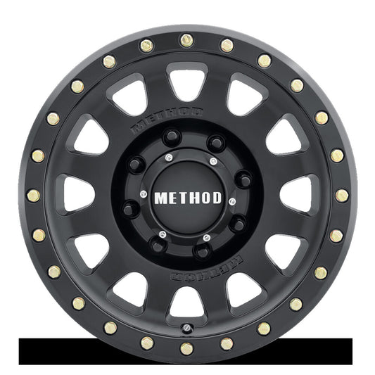 MR305 NV HD, 16x7, 0mm Offset, Matte Black, Method Race Wheels