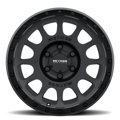 Aluminum 17x8.5 NV MR305 Double Black BK Method Race Wheels-5