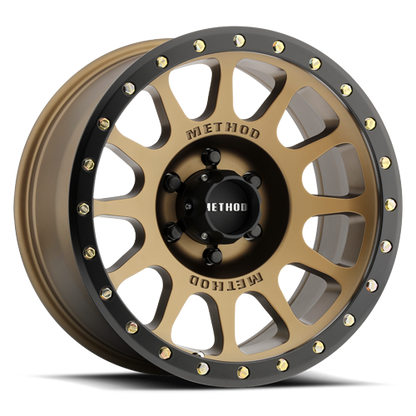 Aluminum 18x9 NV MR305 Bronze BRZ Black Street Loc Method Race Wheels-15