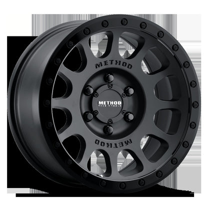 MR305 NV, 18x9, Matte Black Gloss Black Lip, Method Race Wheels-4