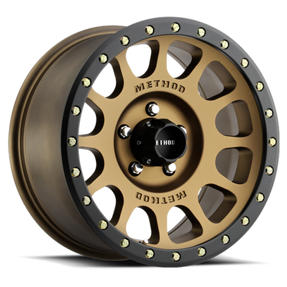 Aluminum 18x9 NV MR305 Bronze BRZ Black Street Loc Method Race Wheels-11