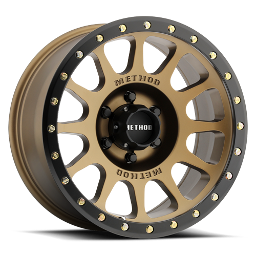 Aluminum 18x9 NV MR305 Bronze BRZ Black Street Loc Method Race Wheels-8