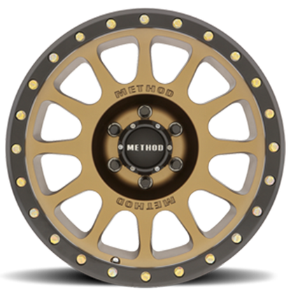 Aluminum 18x9 NV MR305 Bronze BRZ Black Street Loc Method Race Wheels-7