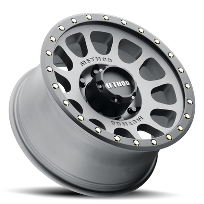 Aluminum 18x9 NV MR305 Titanium TT Matte Black Lip Method Race Wheels-4