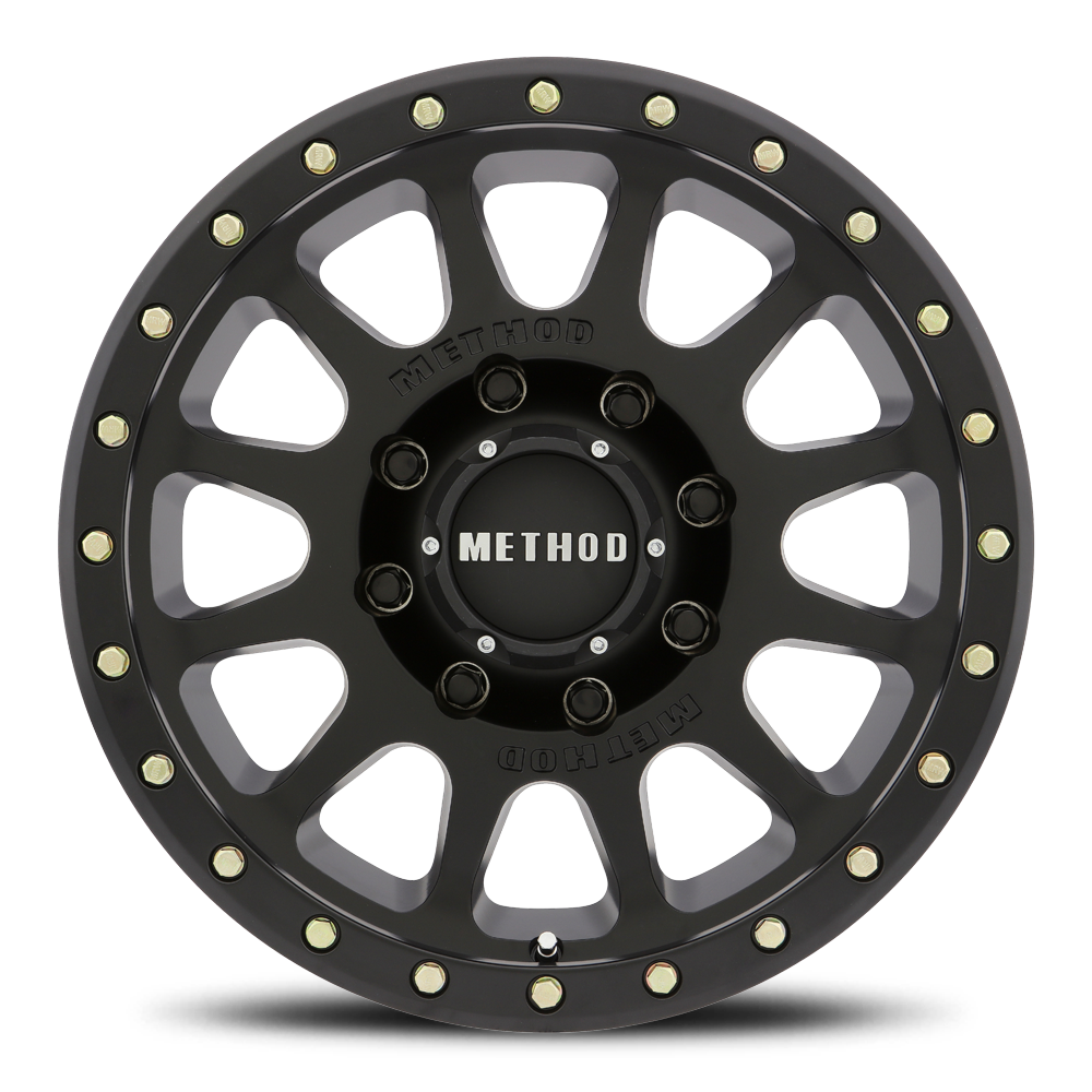 Aluminum 18x9 NV HD MR305 Matte Black MB Method Race Wheels-4