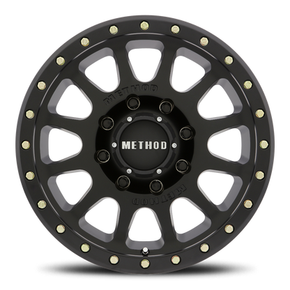 Aluminum 18x9 NV HD MR305 Matte Black MB Method Race Wheels-4