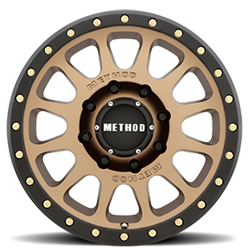 Aluminum 18x9 NV MR305 Bronze BRZ Black Street Loc Method Race Wheels-1