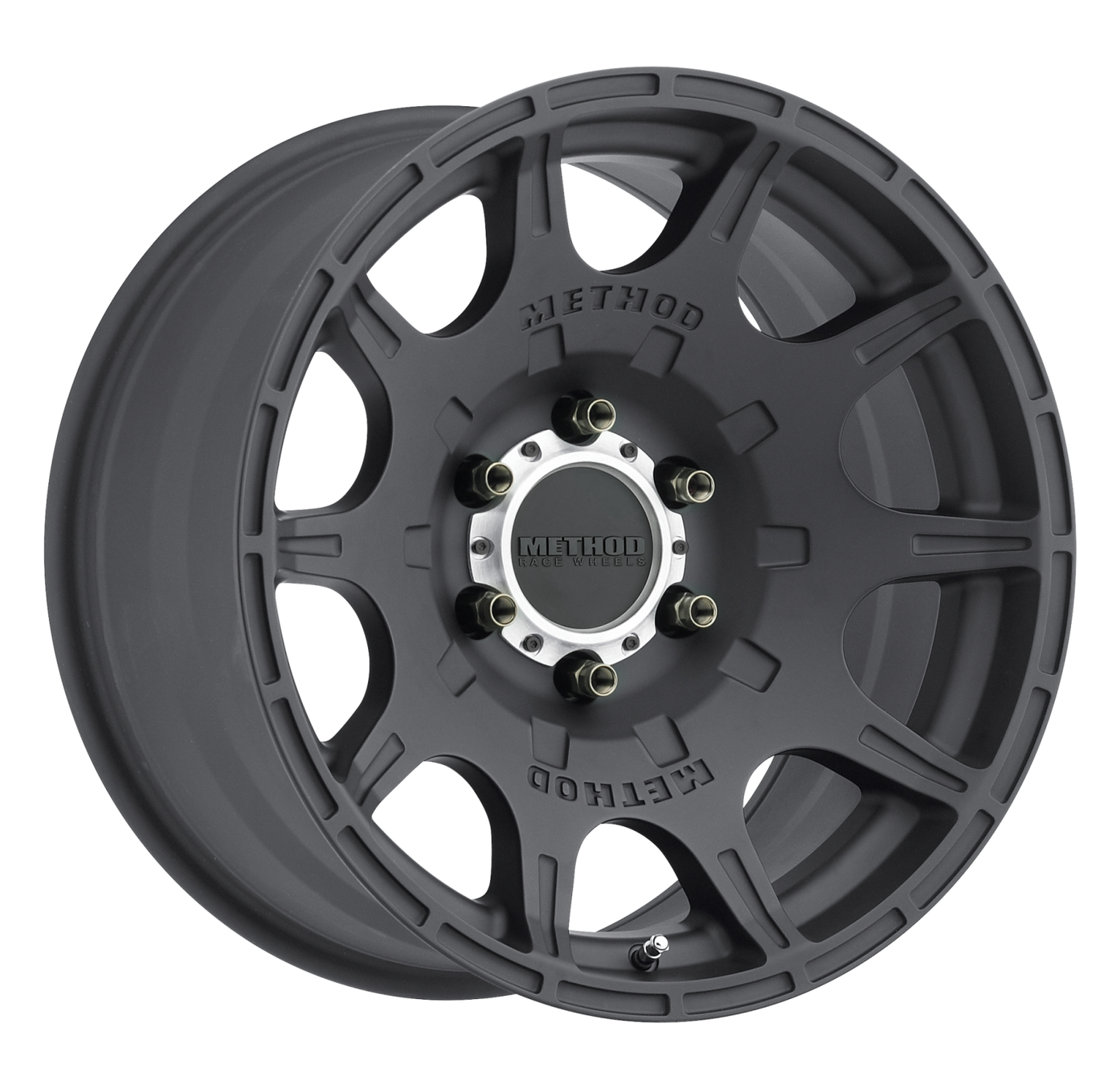 Aluminum 18x9 Roost MR308 Matte Black MB Method Race Wheels