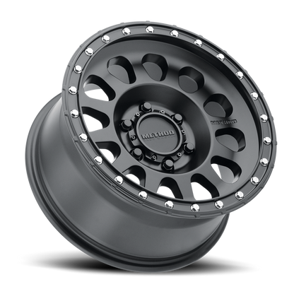 Aluminum 20x10 MR315 Matte Black MB Method Race Wheels-7