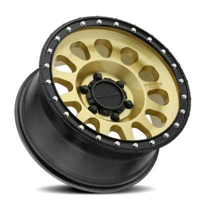 Aluminum 20x9 MR315 Gold GD Black Street Loc Method Race Wheels-13