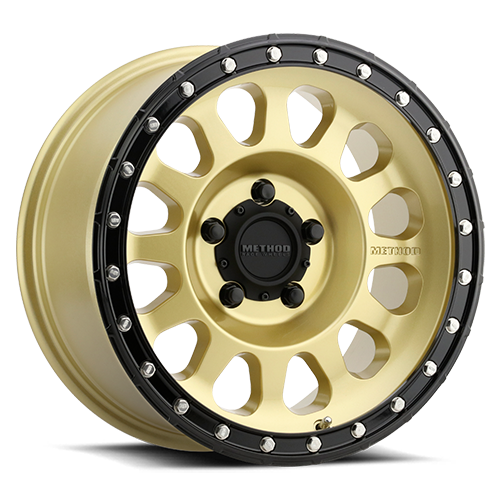 Aluminum 20x9 MR315 Gold GD Black Street Loc Method Race Wheels-9