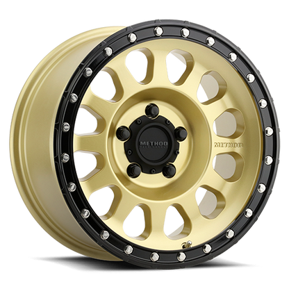 Aluminum 20x9 MR315 Gold GD Black Street Loc Method Race Wheels-6