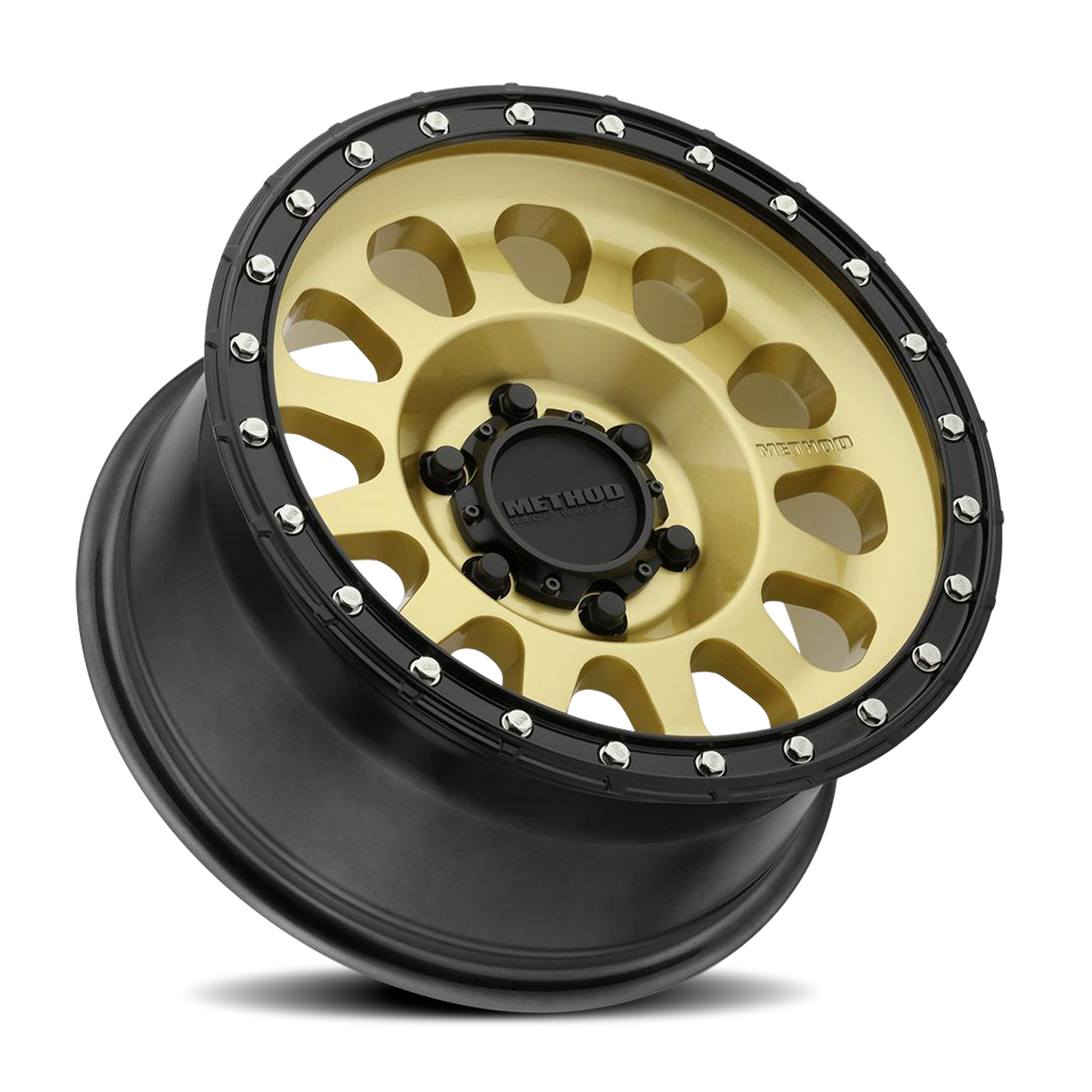 Aluminum 20x9 MR315 Gold GD Black Street Loc Method Race Wheels-1