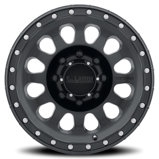 Aluminum 20x9 MR315 Bolt Pattern 8 On 180 Offset 18 Lip Size 2.13 Matte Black MB Method Race Wheels-1