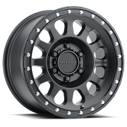 Aluminum 16x8 MR315 Bolt Pattern 6 On 139.7 Offset 0 Lip Size 1.65 Matte Black MB Method Race Wheels