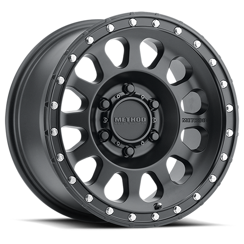 Aluminum 16x8 MR315 Bolt Pattern 6 On 139.7 Offset 0 Lip Size 1.65 Matte Black MB Method Race Wheels