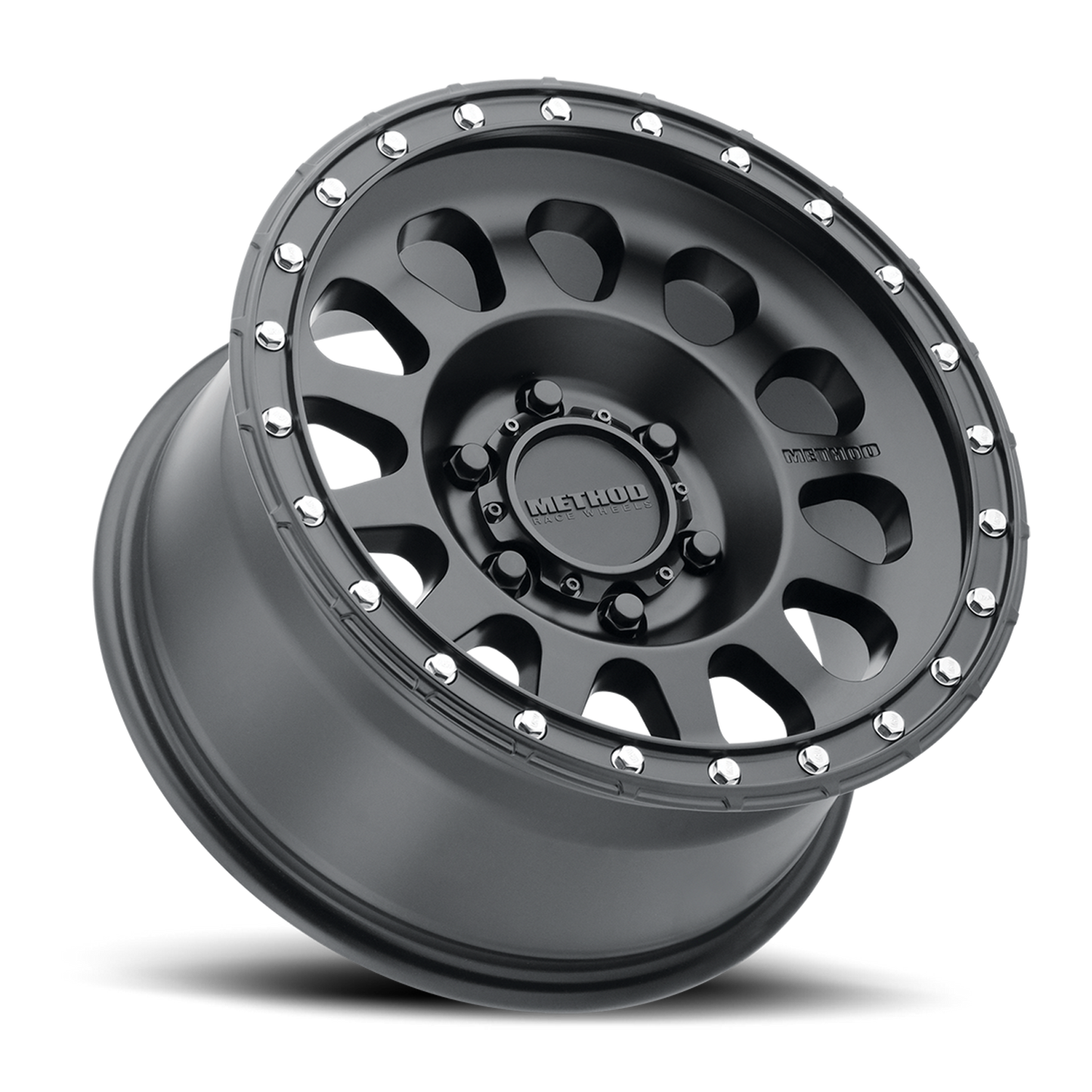 Aluminum 16x8 MR315 Bolt Pattern 6 On 139.7 Offset 0 Lip Size 1.65 Matte Black MB Method Race Wheels-1