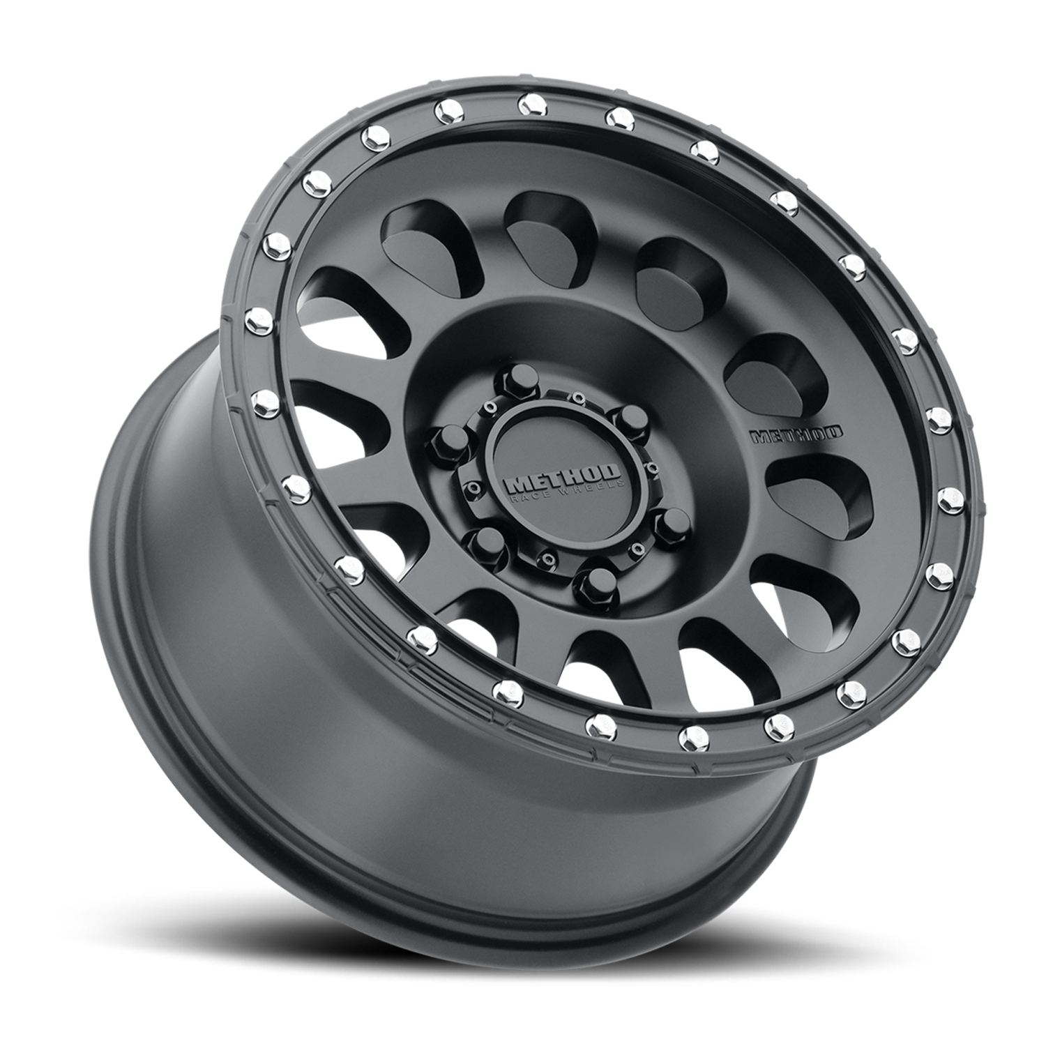 Aluminum 16x8 MR315 Bolt Pattern 6 On 139.7 Offset 0 Lip Size 1.65 Matte Black MB Method Race Wheels-1