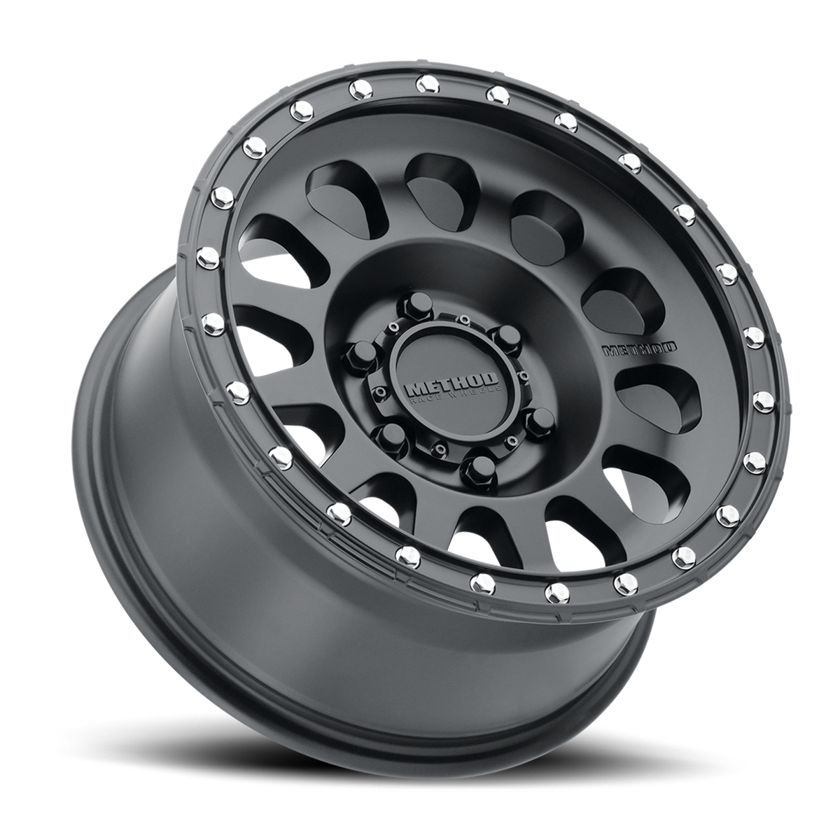 Aluminum 16x8 MR315 Bolt Pattern 6 On 139.7 Offset 0 Lip Size 1.65 Matte Black MB Method Race Wheels-1