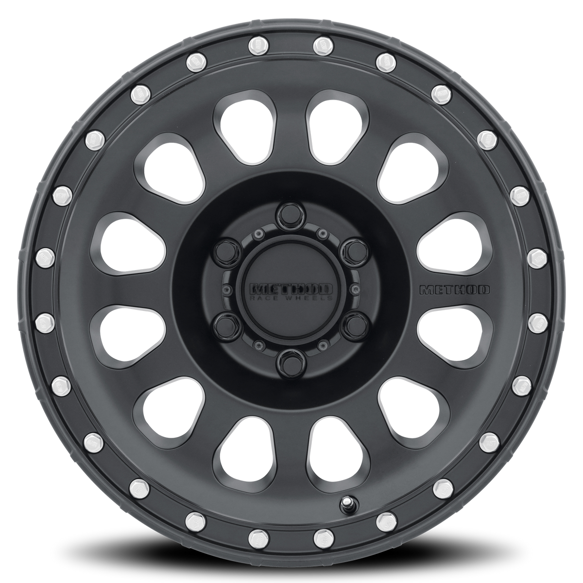 Aluminum 16x8 MR315 Bolt Pattern 6 On 139.7 Offset 0 Lip Size 1.65 Matte Black MB Method Race Wheels-2