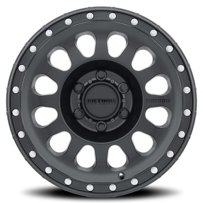 Aluminum 16x8 MR315 Bolt Pattern 6 On 139.7 Offset 0 Lip Size 1.65 Matte Black MB Method Race Wheels-2