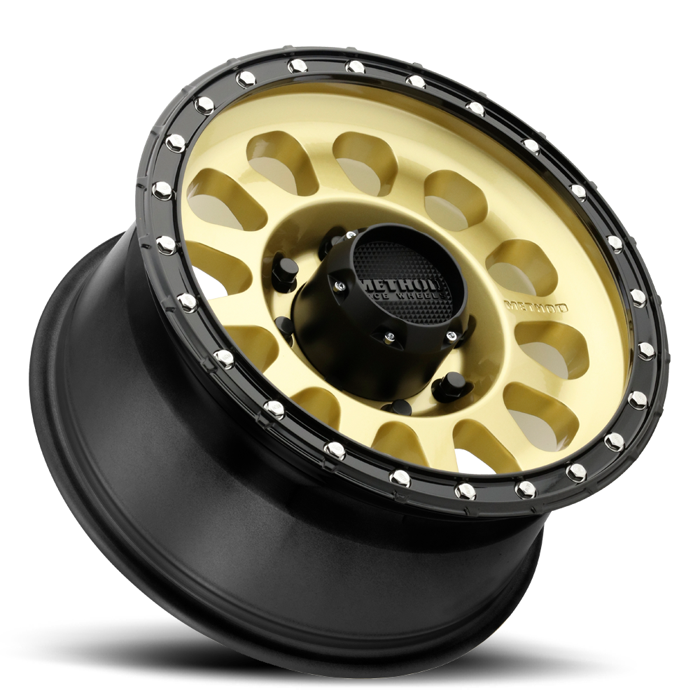 Aluminum 17x8.5 MR315 Gold GD Black Street Loc Method Race Wheels-4