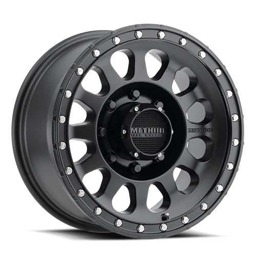 Aluminum 17x9 MR315 Matte Black MB Method Race Wheels
