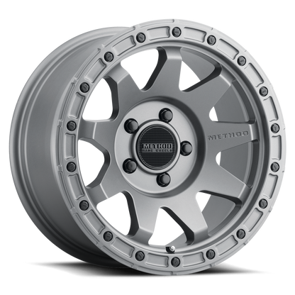 Aluminum 20x9 MR317 Matte Titanium GY Method Race Wheels-15