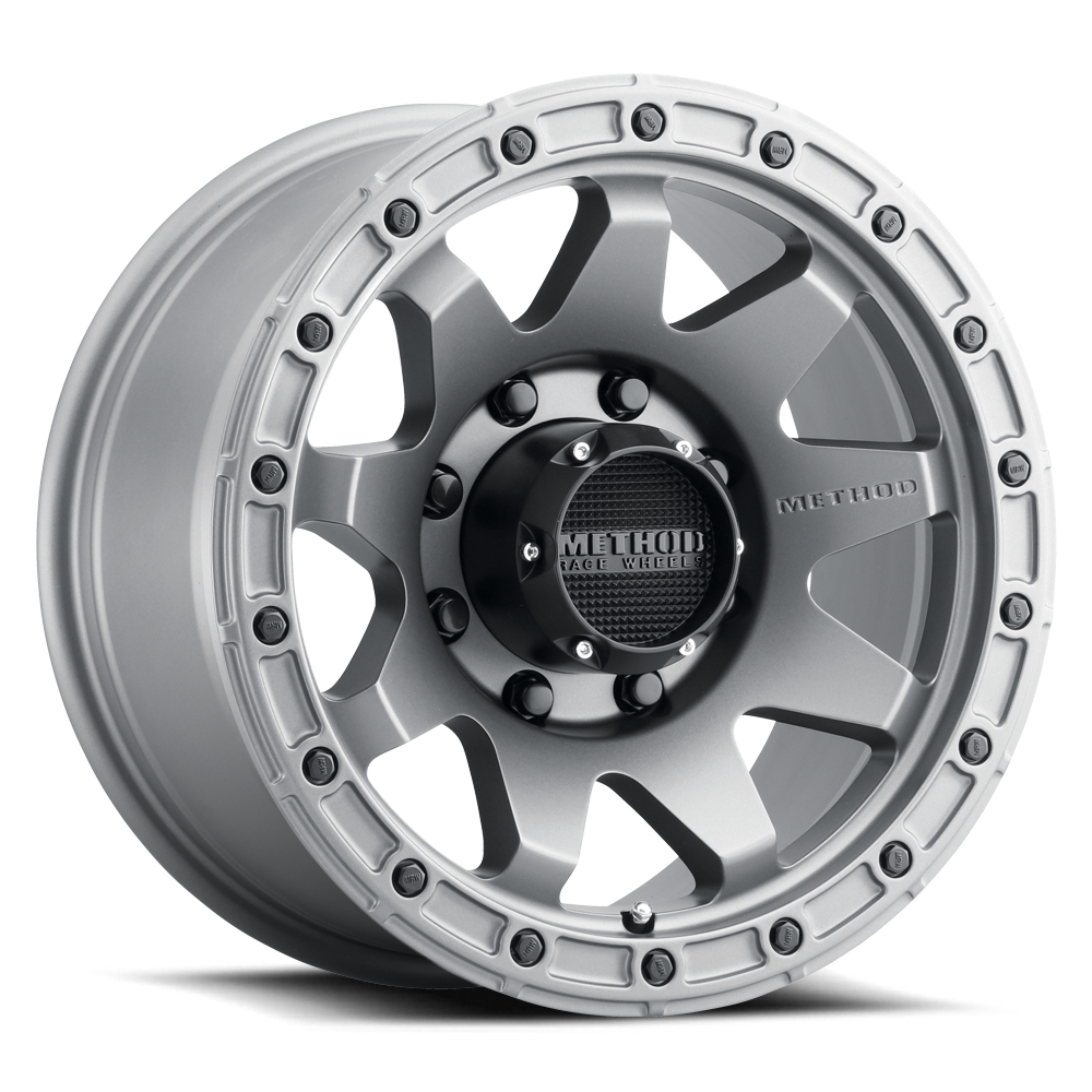 Aluminum 20x9 MR317 Matte Titanium GY Method Race Wheels-3