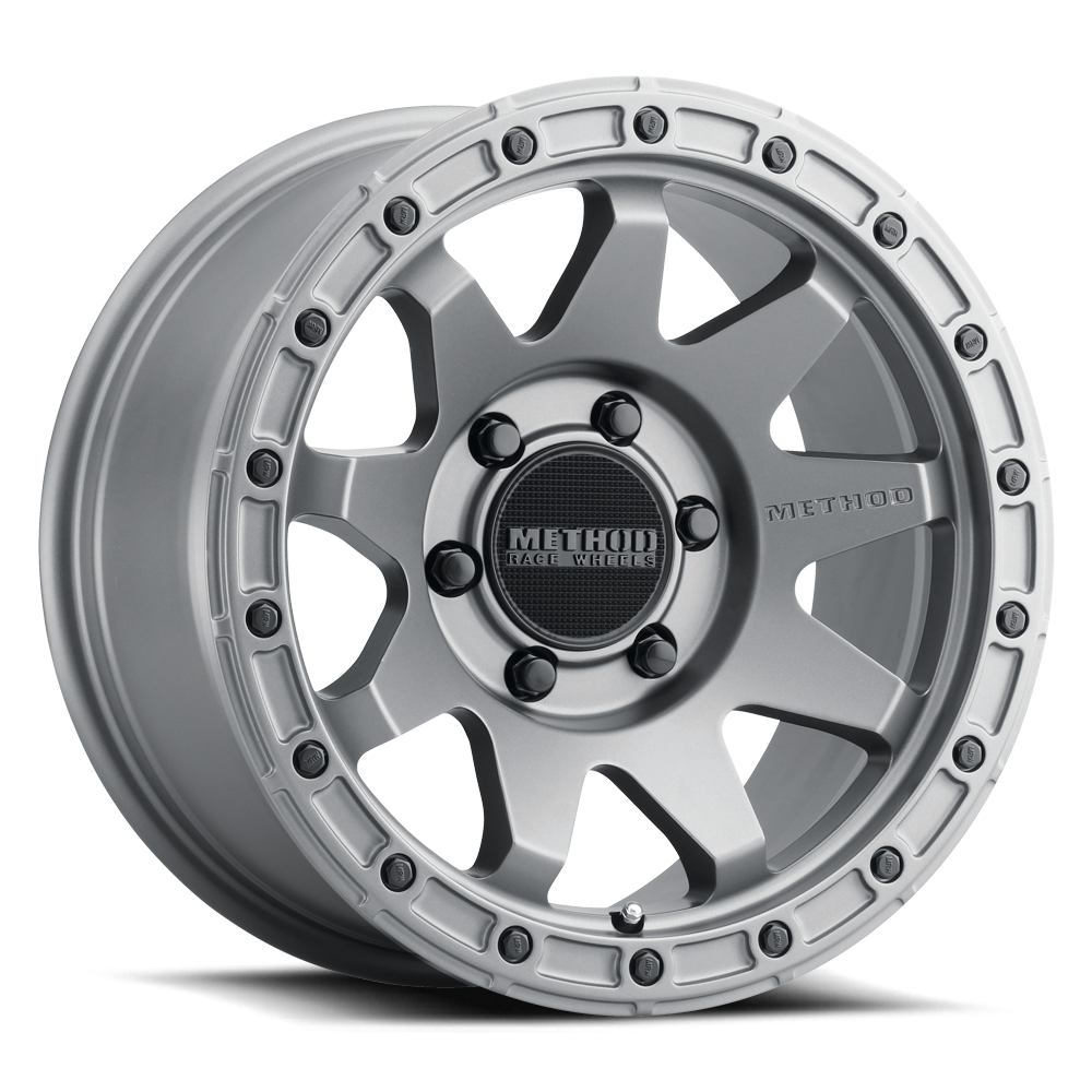 Aluminum 18x9 MR317 Matte Titanium GY Method Race Wheels-18
