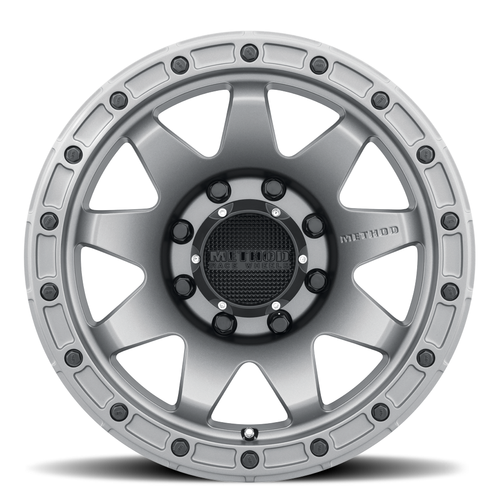 Aluminum 18x9 MR317 Matte Titanium GY Method Race Wheels-2
