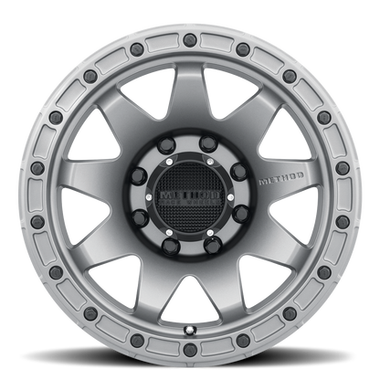 Aluminum 18x9 MR317 Matte Titanium GY Method Race Wheels-2